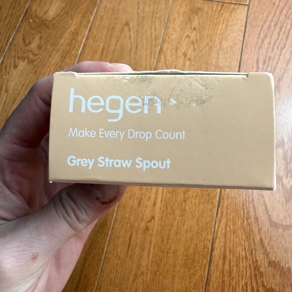 Hegen Grey Straw Spout BPA Free Baby Cup Attachment Leak Proof New in Box - Picture 4 of 5